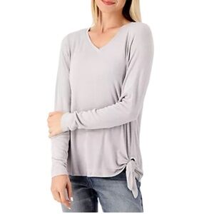 NEW Belle by Kim Gravel Brushed Knit Side Grommet Тор